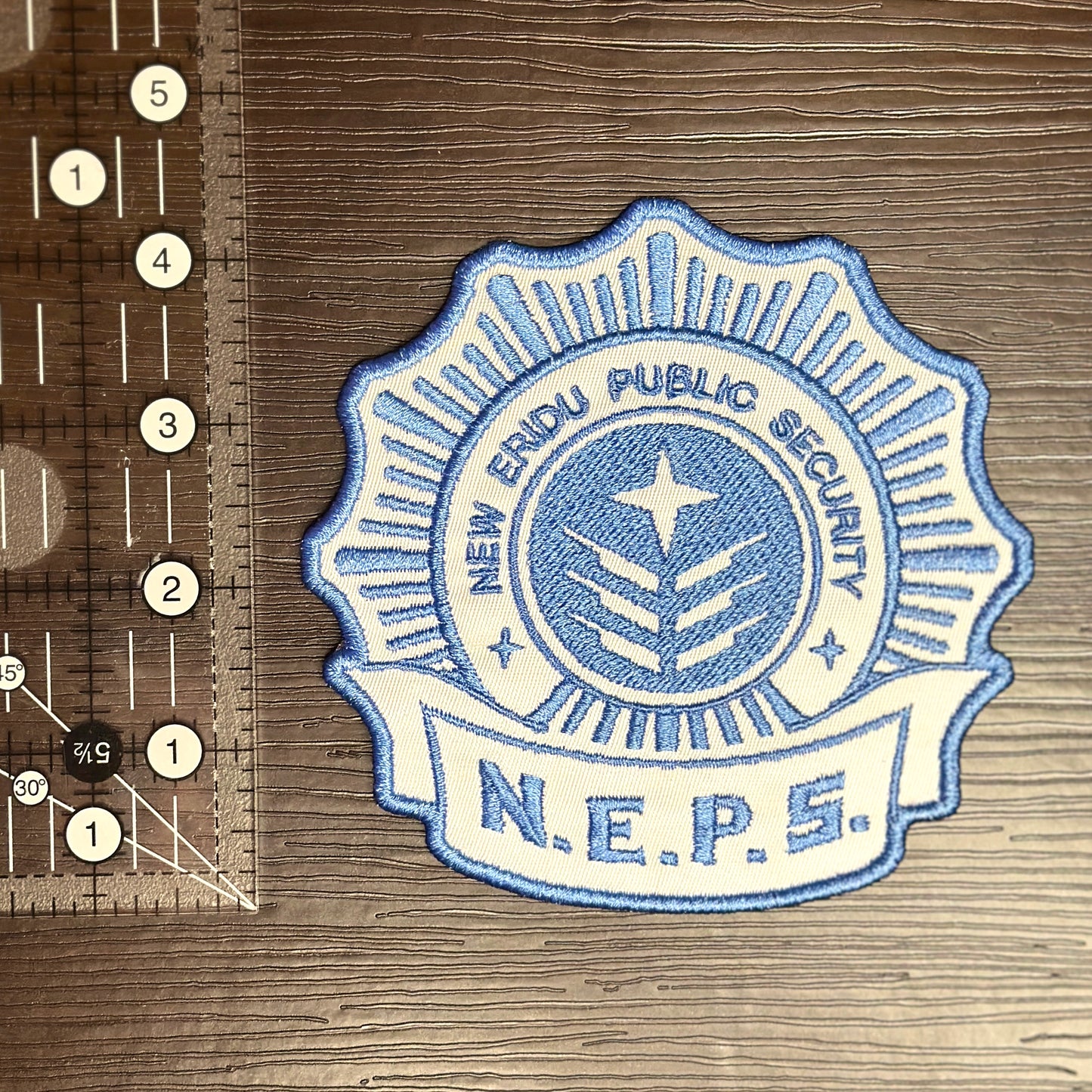 Iron-On Patch - "New Eridu Public Security" Zenless Zone Zero Patch