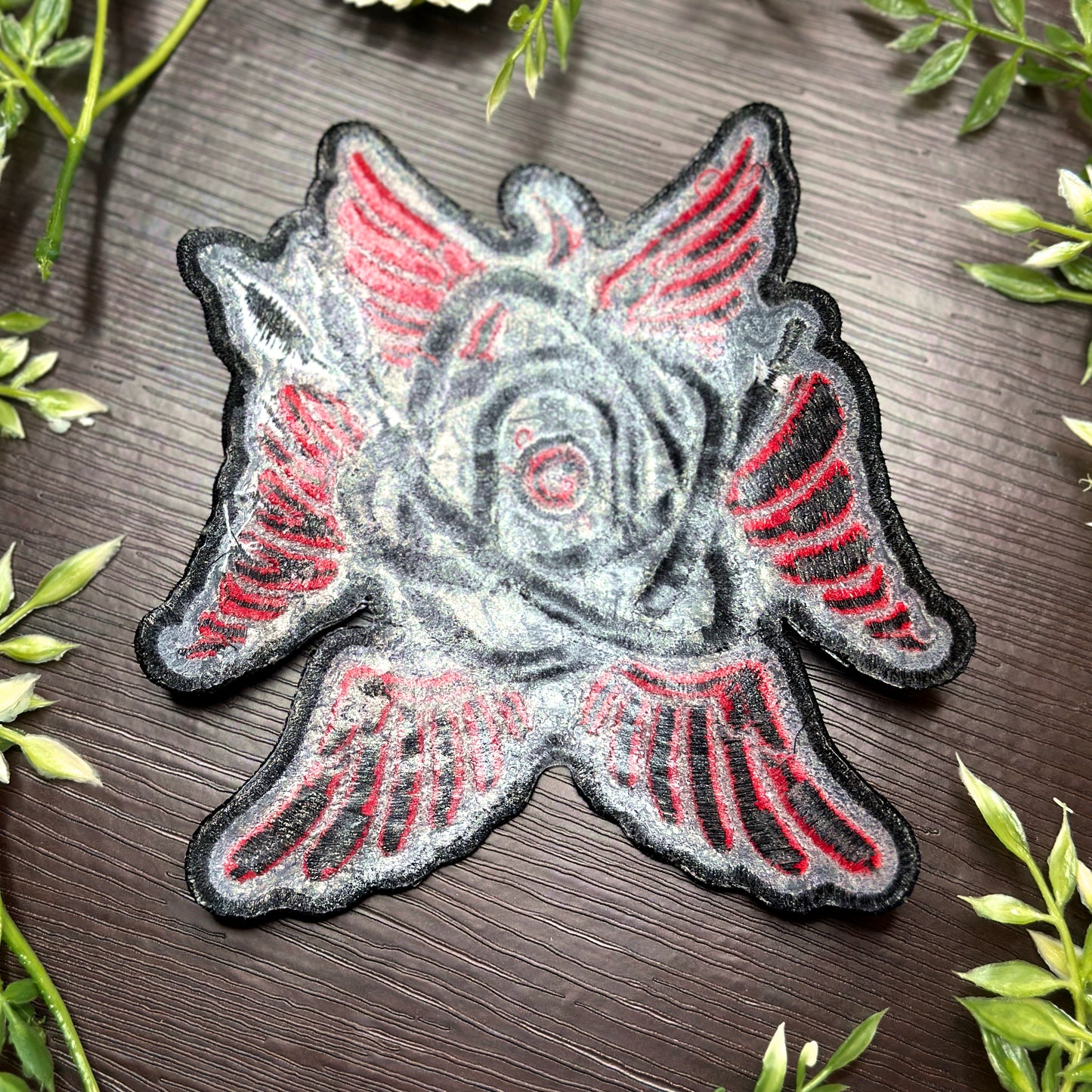 Iron-On Patch - "Biblically-Accurate Kasane Teto" Vocaloid UTAU Patch