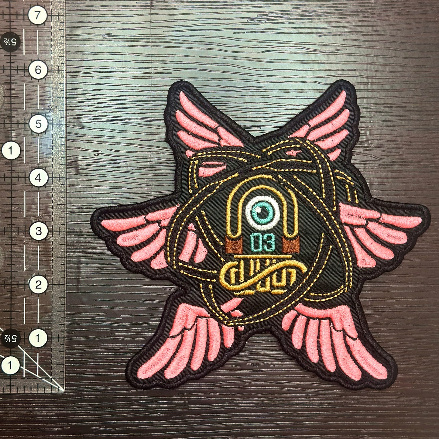 Iron-On Patch - "Biblically-Accurate Megurine Luka" Vocaloid Patch