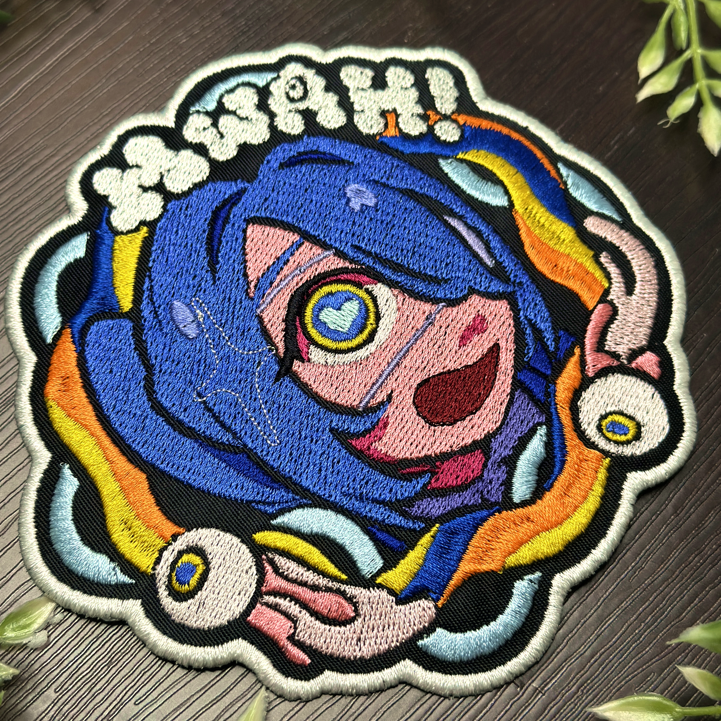 Iron-On Patch - "Monitoring" Hatsune Miku DECO*27 Embroidered Patch