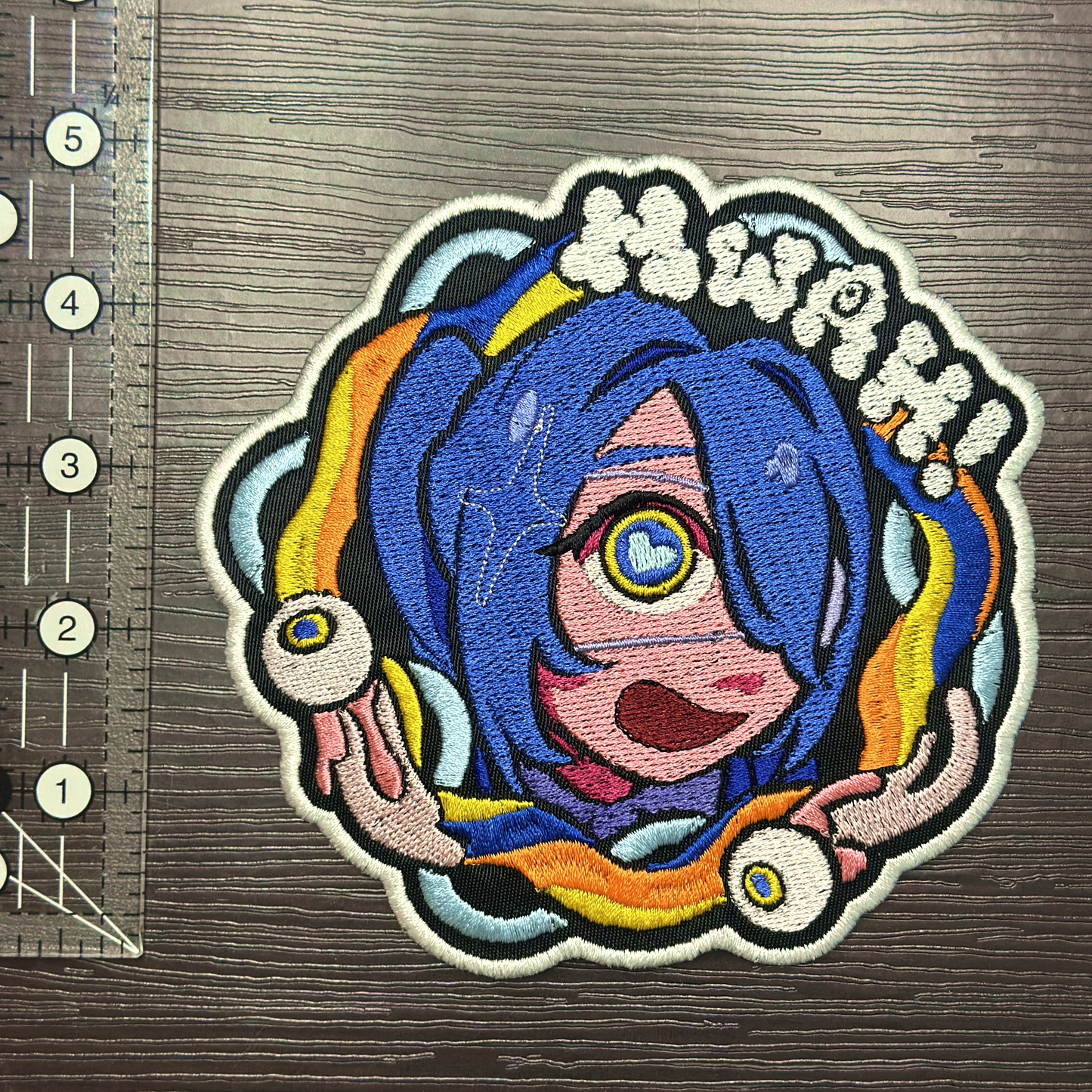 Iron-On Patch - "Monitoring" Hatsune Miku DECO*27 Embroidered Patch