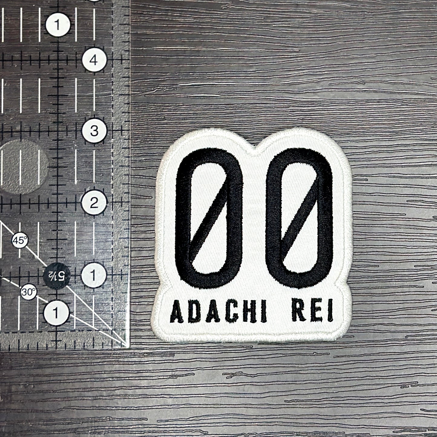 Iron-On Patch - Adachi Rei "00" UTAU Vocaloid Logo Embroidered Patch