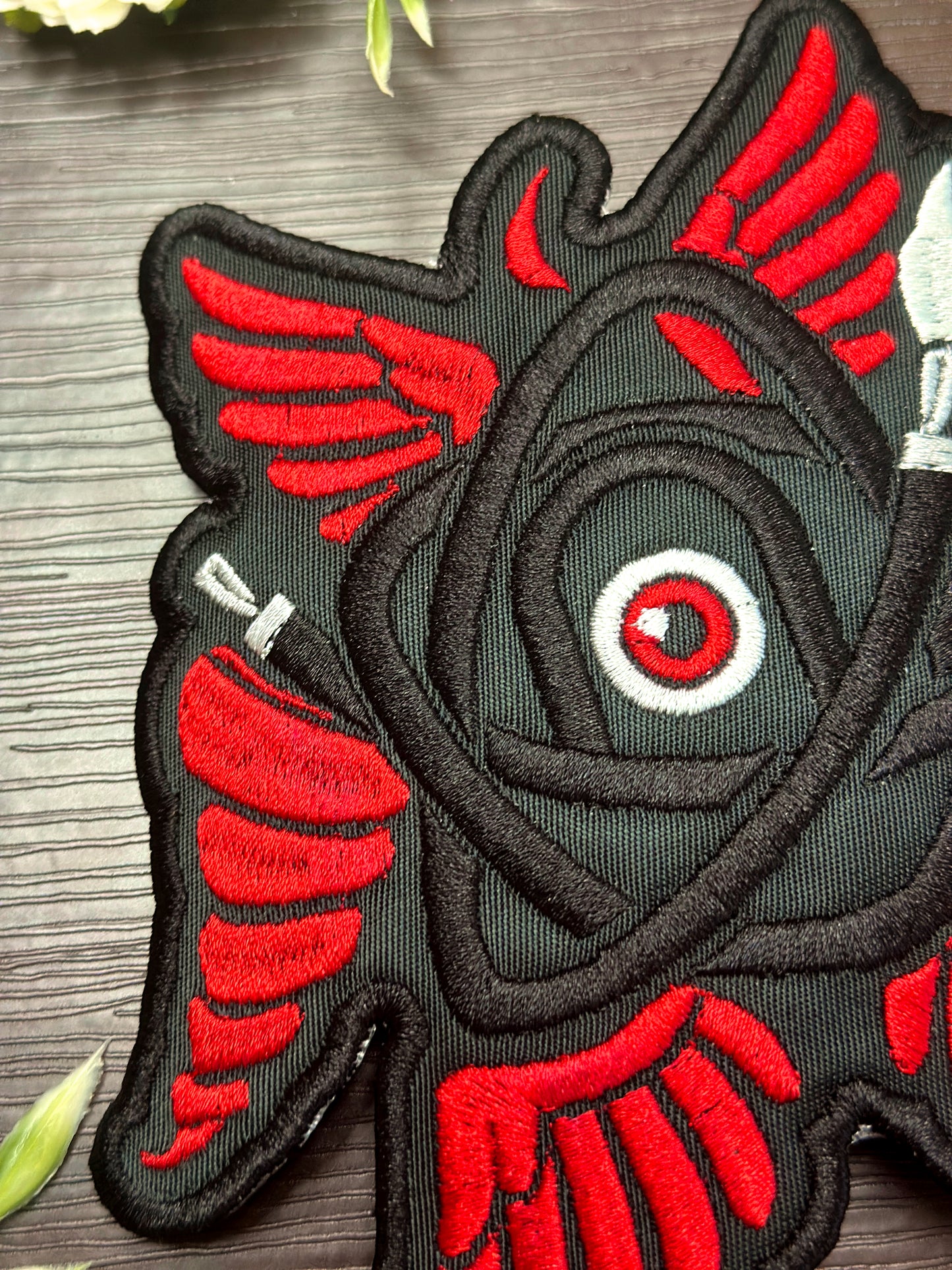 Iron-On Patch - "Biblically-Accurate Kasane Teto" Vocaloid UTAU Patch