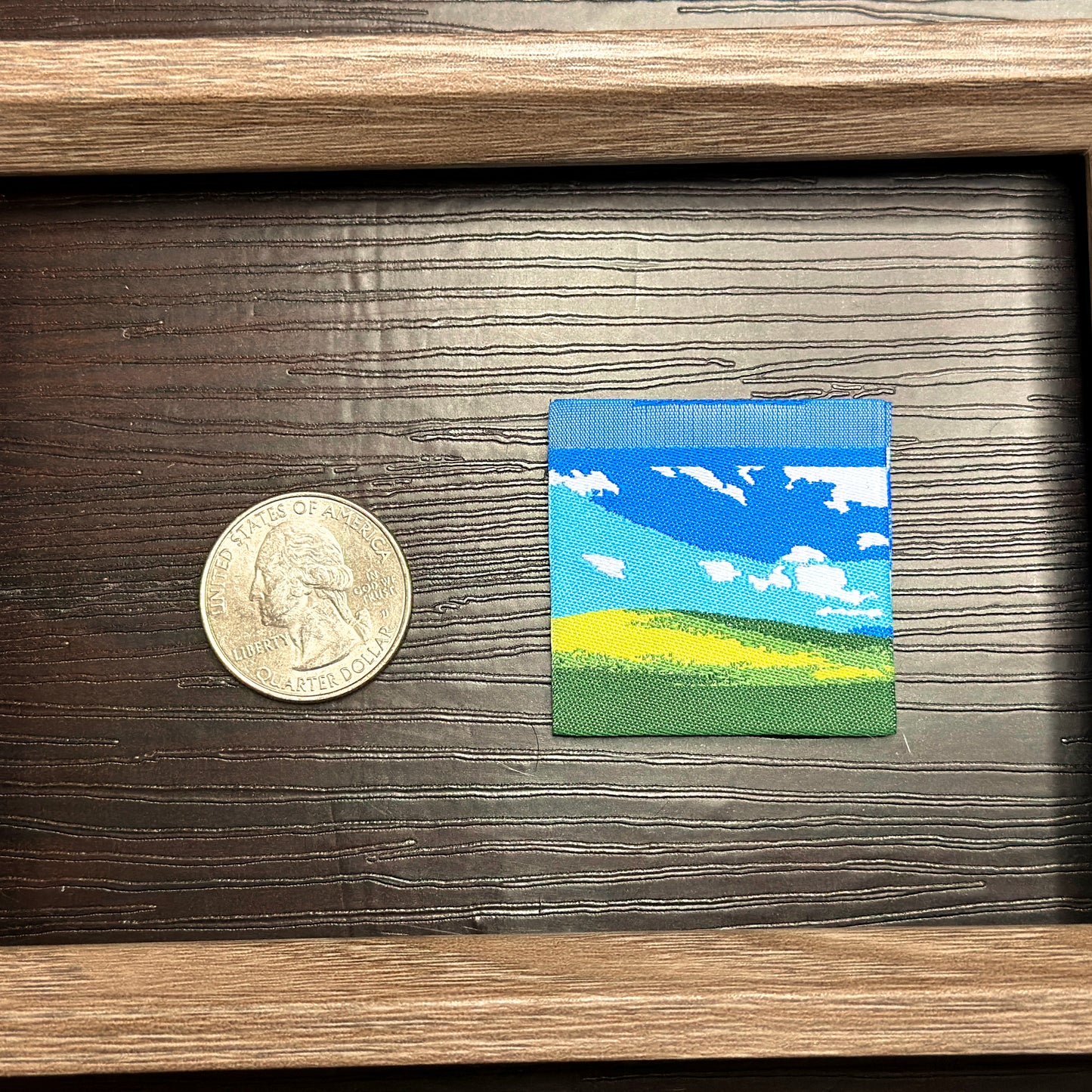Microsoft Windows XP "Bliss" Clothing Label Tag Sewing Notion