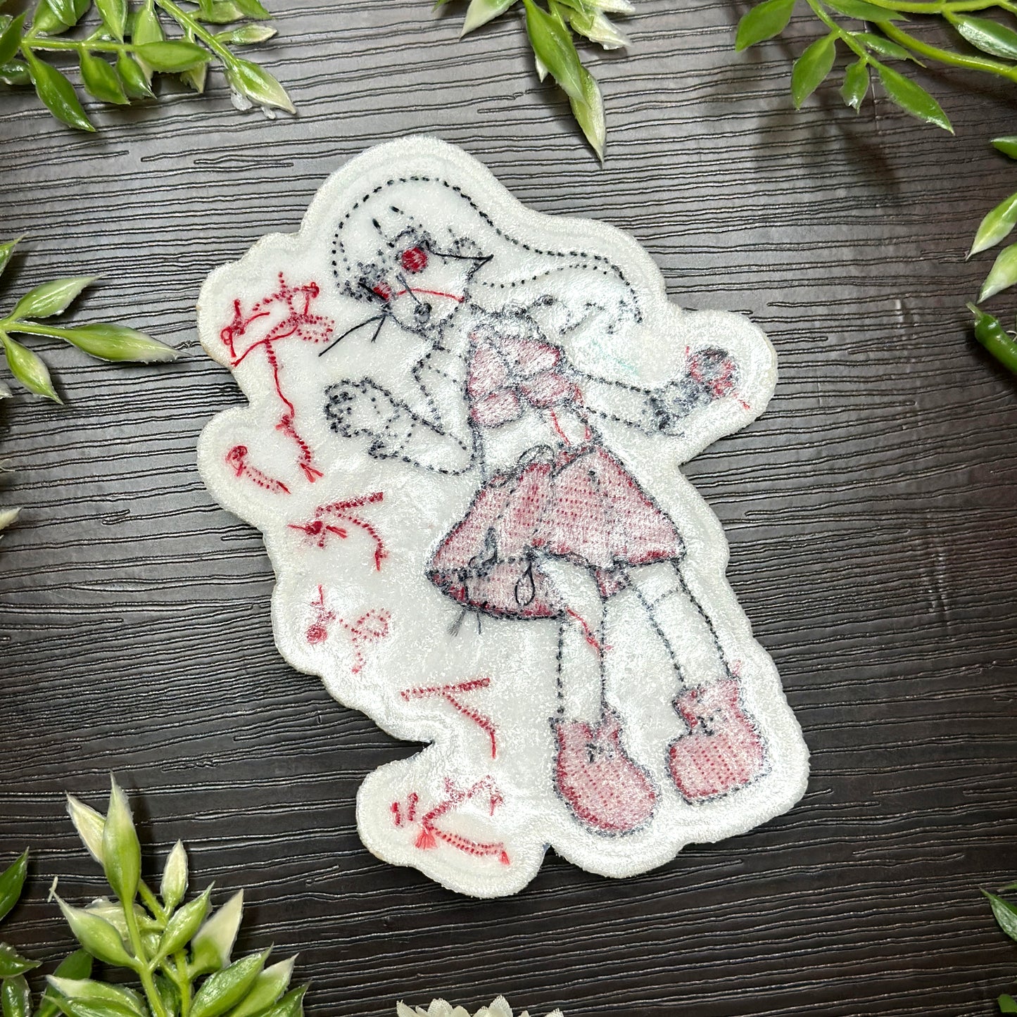 Iron-On Patch: "Come Ib" - Ib RPGMaker Video Game Embroidered Patch