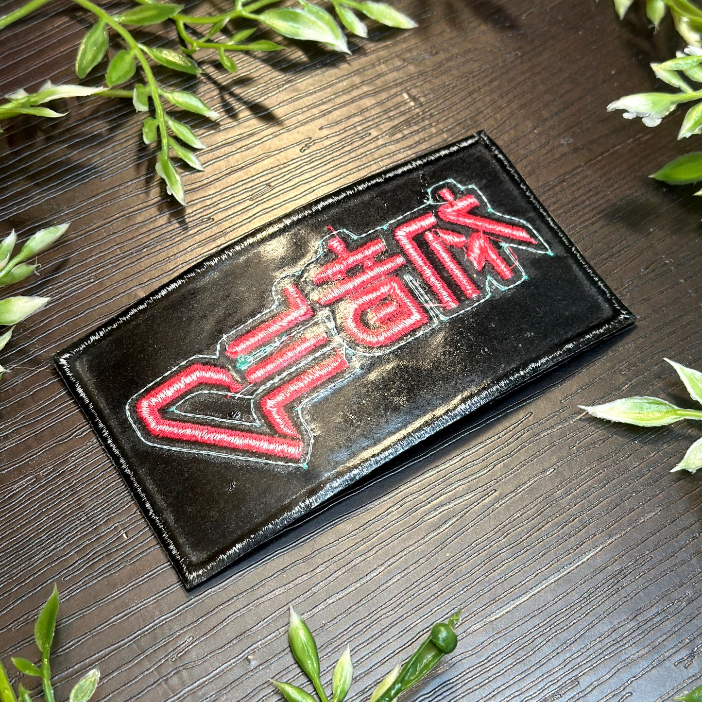 Iron-On Patch - "Hatsune Miku" Logo Vocaloid Embroidered Patch