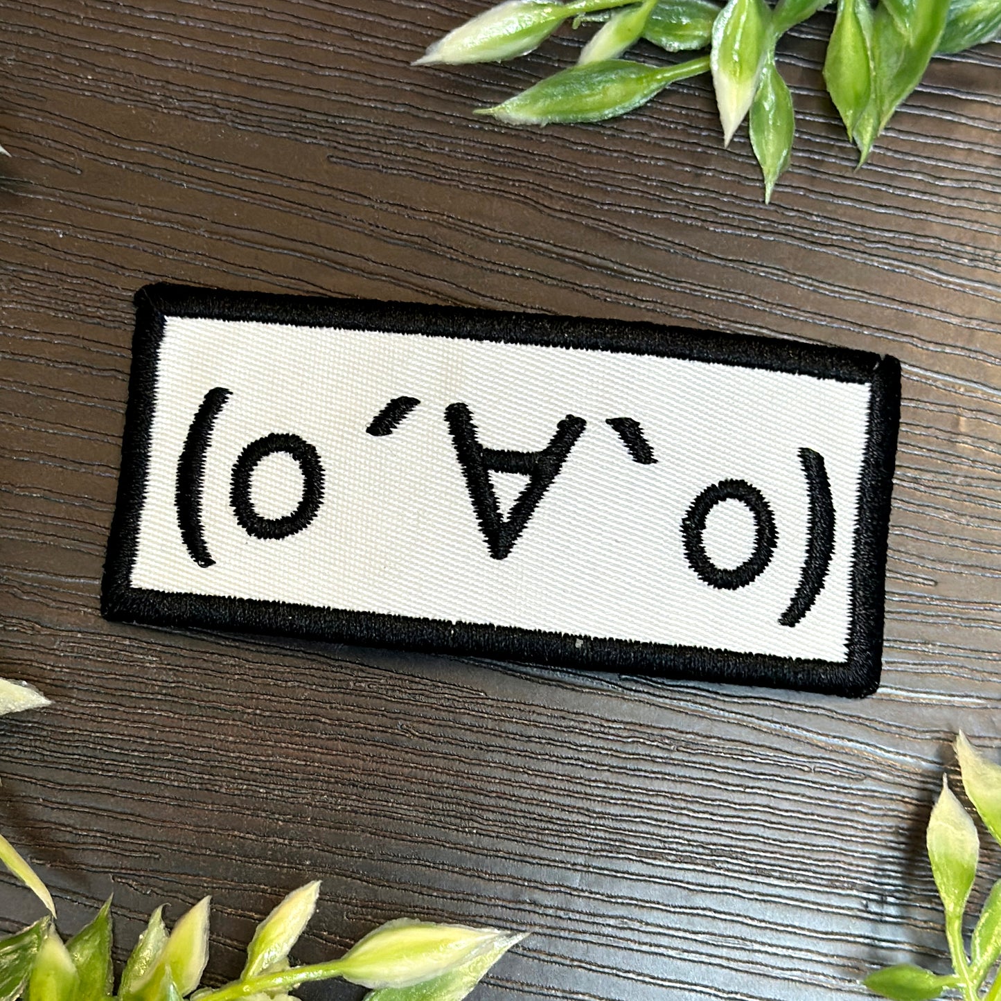 Iron-On Patch - Kaomoji Emoticon Internet Meme 4chan Anime Manga Embroidered Patch