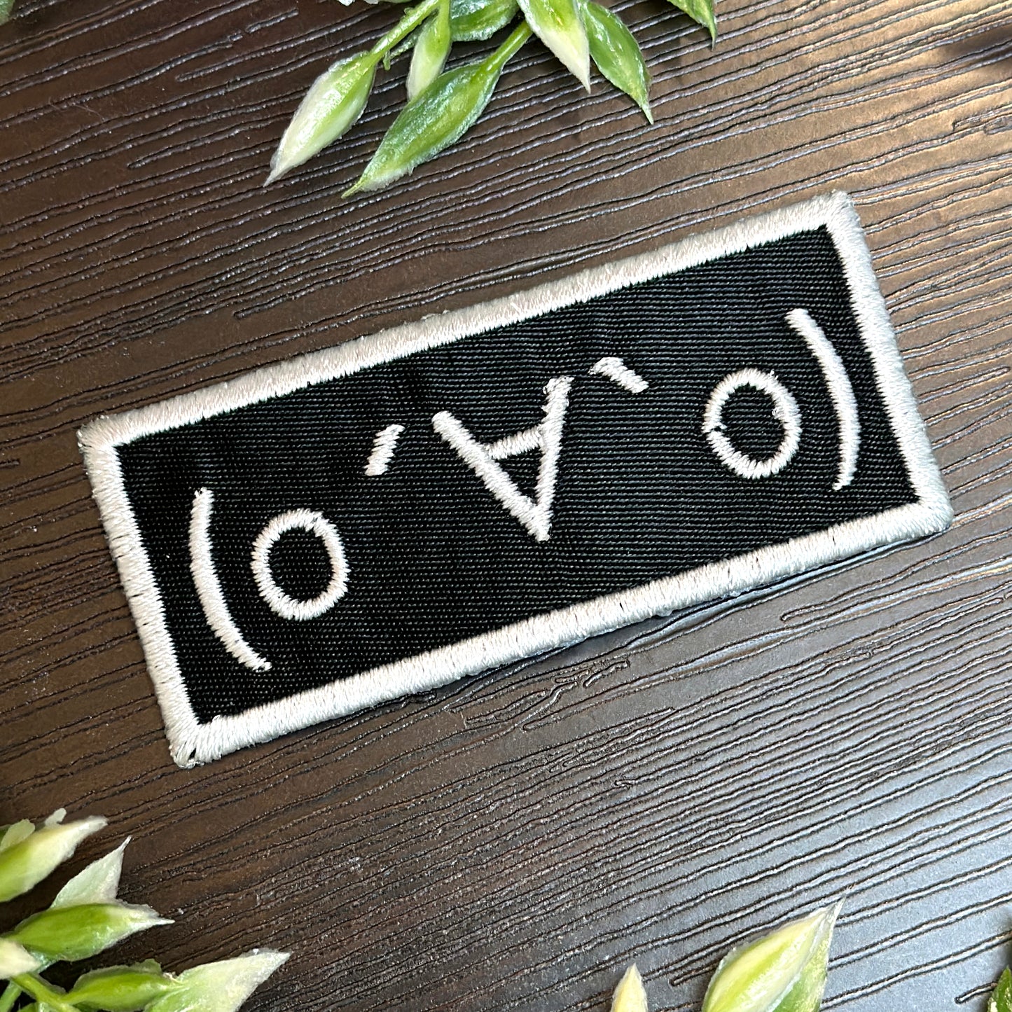 Iron-On Patch - Kaomoji Emoticon Internet Meme 4chan Anime Manga Embroidered Patch