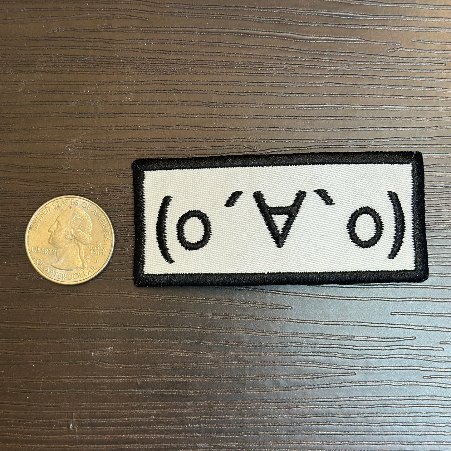 Iron-On Patch - Kaomoji Emoticon Internet Meme 4chan Anime Manga Embroidered Patch