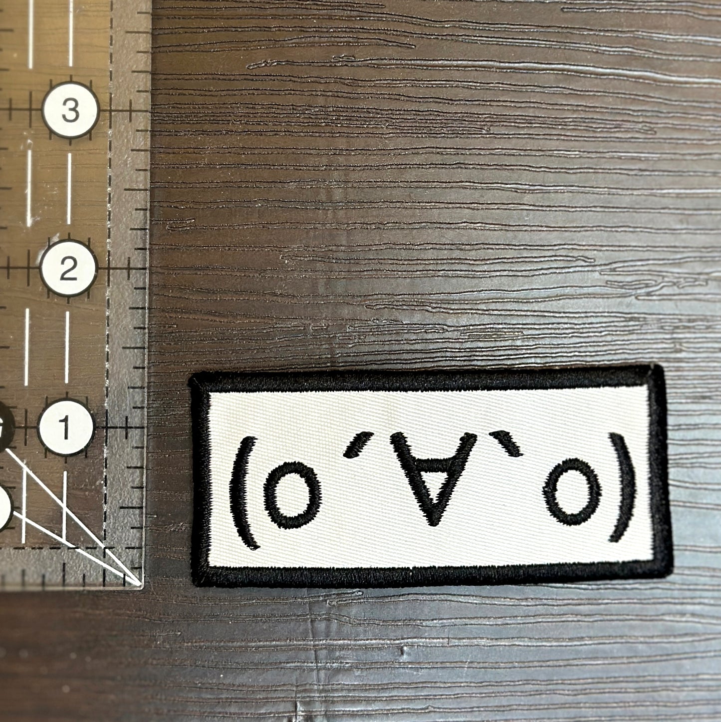 Iron-On Patch - Kaomoji Emoticon Internet Meme 4chan Anime Manga Embroidered Patch