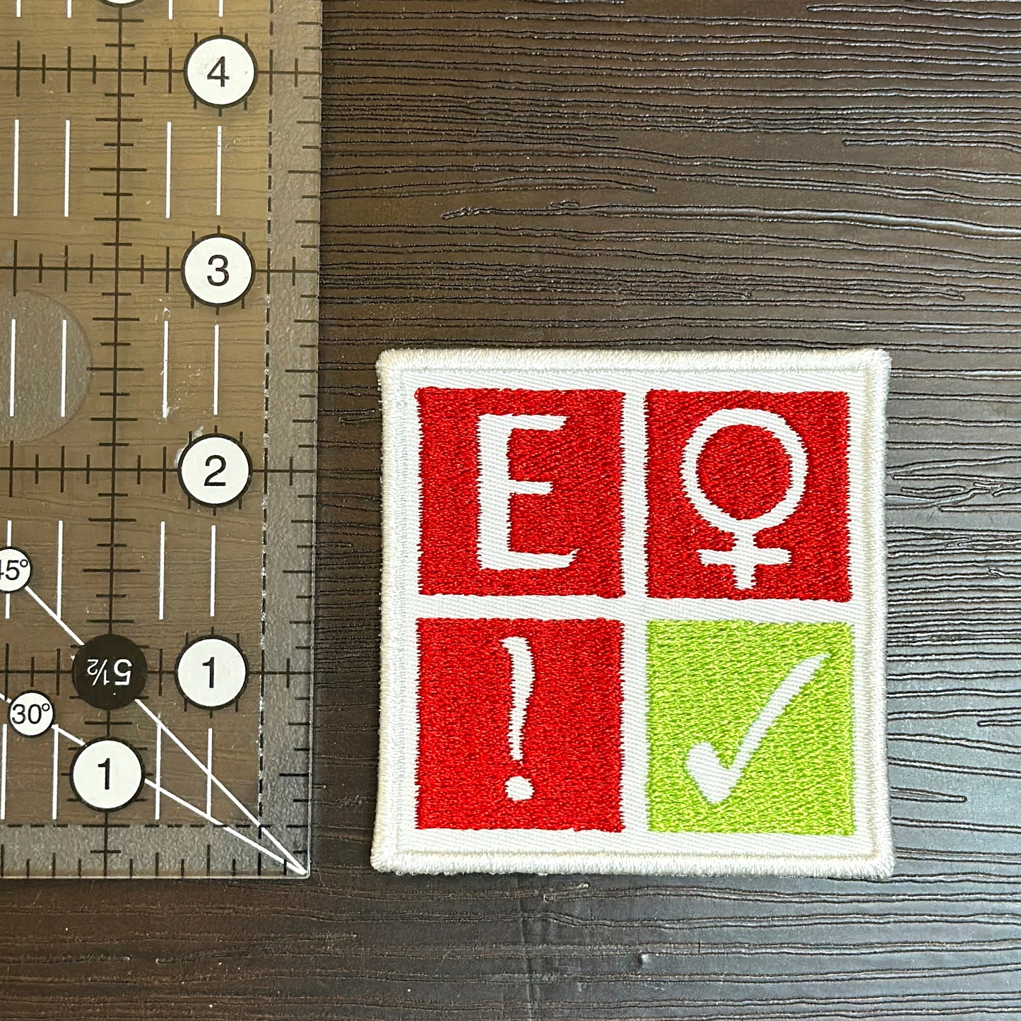 Iron-On Patch - "Archive of our Own" AO3 Fanfiction Ratings Embroidered Meme Patch