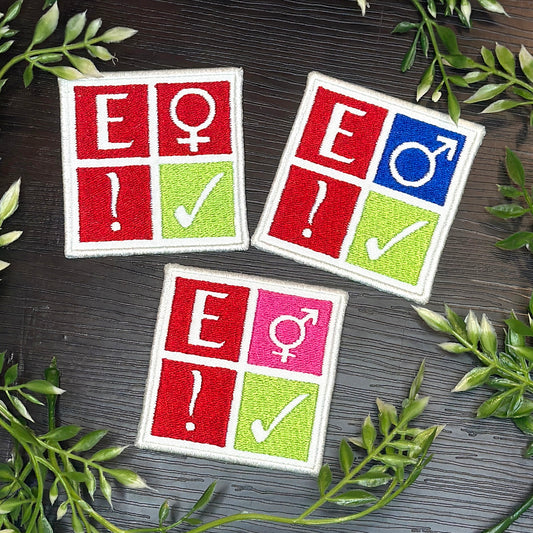 Iron-On Patch - "Archive of our Own" AO3 Fanfiction Ratings Embroidered Meme Patch