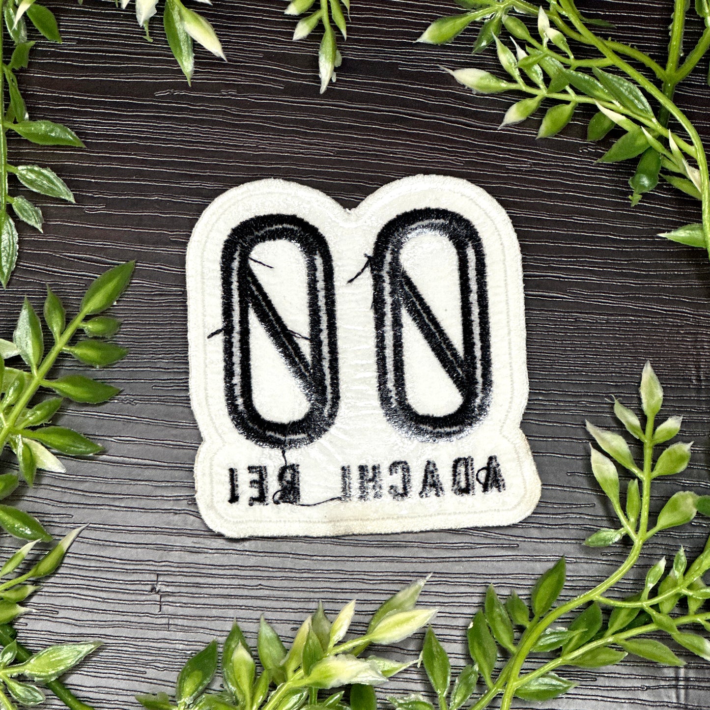 Iron-On Patch - Adachi Rei "00" UTAU Vocaloid Logo Embroidered Patch