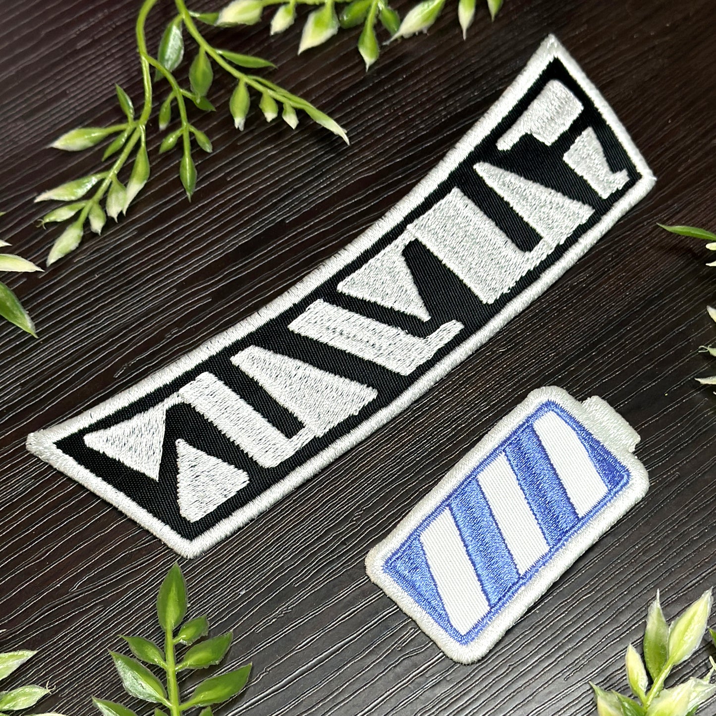 Iron-On Patch Set - Honkai Star Rail "Silver Wolf" Embroidered Patches for Cosplay