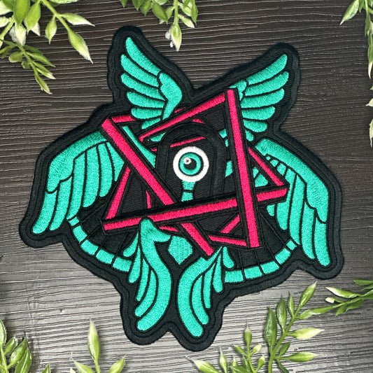 Iron-On Patch - "Biblically-Accurate Hatsune Miku" Vocaloid Patch