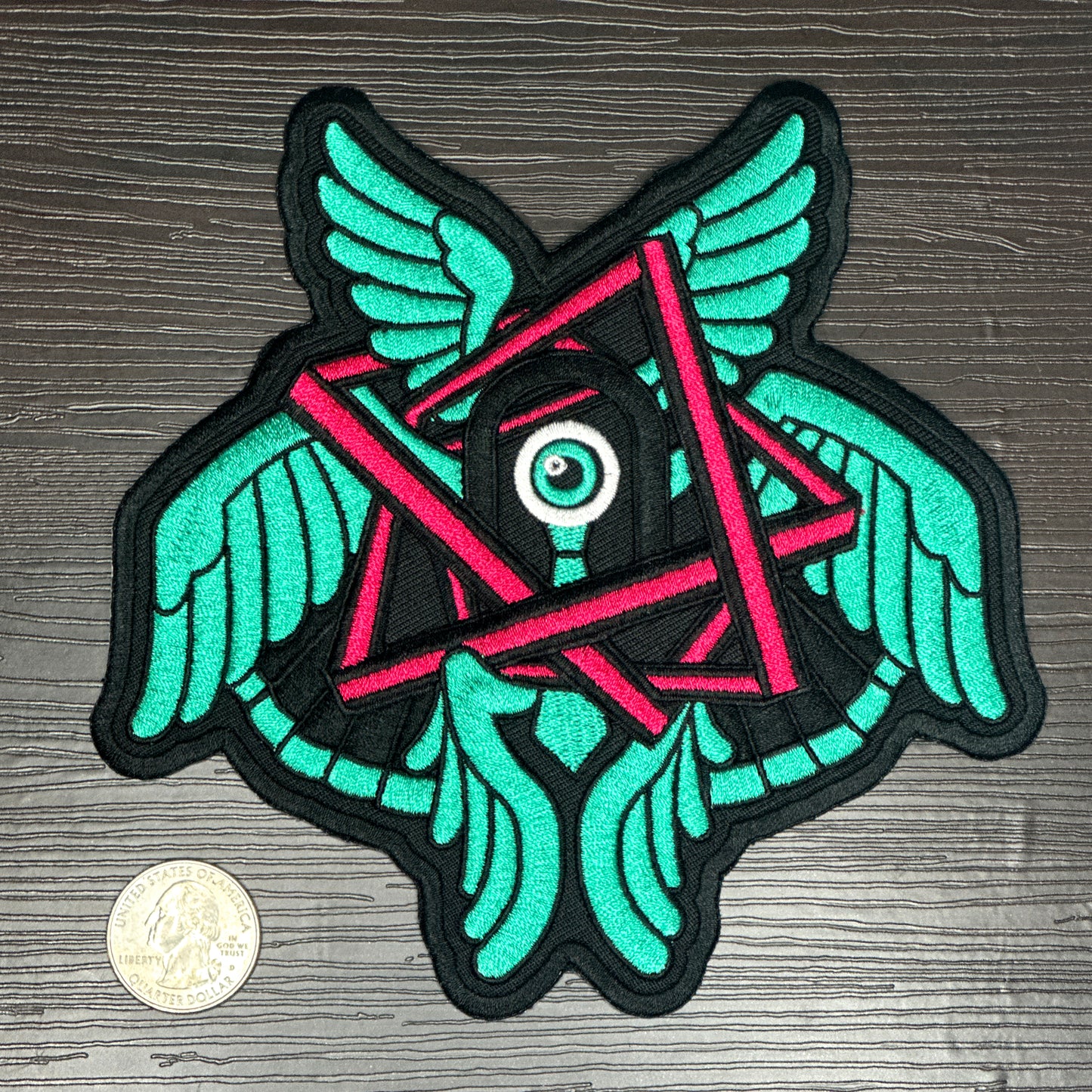 Iron-On Patch - "Biblically-Accurate Hatsune Miku" Vocaloid Patch