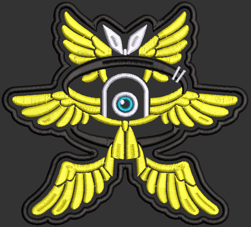 Iron-On Patch - "Biblically-Accurate Rin Kagamine" Vocaloid Patch